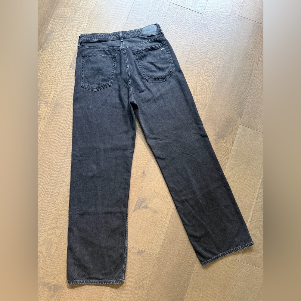 Rag & Bone Featherweight Logan Wide leg mid Jeans - Picture 11 of 12